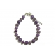 Purple Beaded Sugilite Bracelet